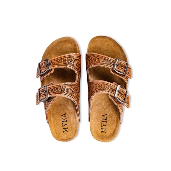 Darla Trail Tooled Myra Sandals - Picture 3 of 14